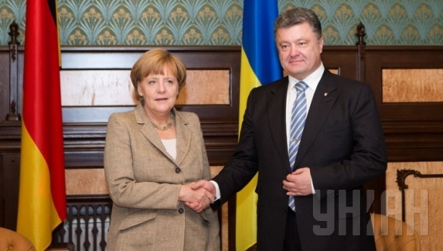 Պորոշենկոն ու Մերկելը քննարկել են Դոնբասում հրադադարի ռեժիմի խախտումների հարցը