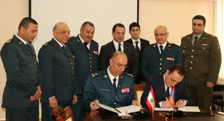 Ստորագրվել է հայ-լիբանանյան երկկողմ ռազմական համագործակցության ծրագիրը