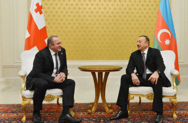 Ալիևն ու Մարգվելաշվիլին քննարկել են ռազմավարական կապերի հետագա ընդլայնման հարցեր