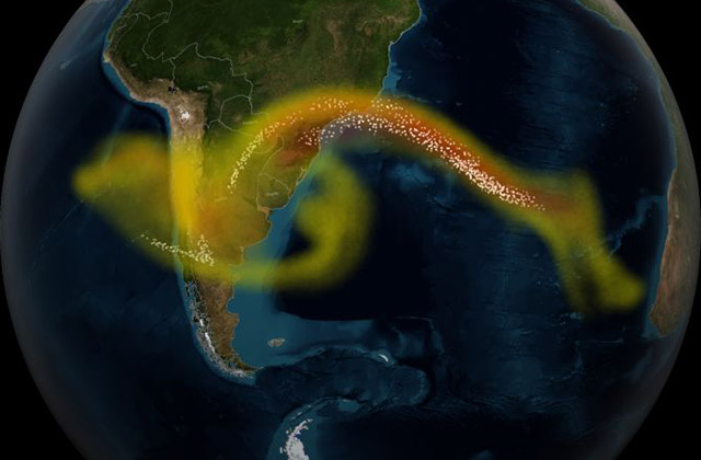 NASA-ն ցուցադրել է մոլորակի վրա հրաբխային մոխրի տարածման տեսագրությունը NASA-ն ցուցադրել է մոլորակի վրա հրաբխային մոխրի տարածման տեսագրությունը