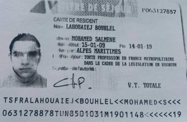 Ֆրանսիայի ոստիկանությունը հրապարակել է Նիսի ահաբեկչի լուսանկարը