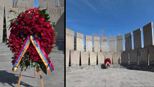 От имени Сержа Саргсяна была возложена дань уважения памяти героев Апрельской четырёхдневной войны